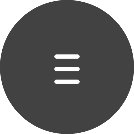 menu hamburger button in grey